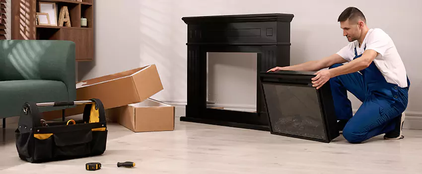 Old Rusted Metal Fireplace Repair And Replacement in Maple Grove, MN