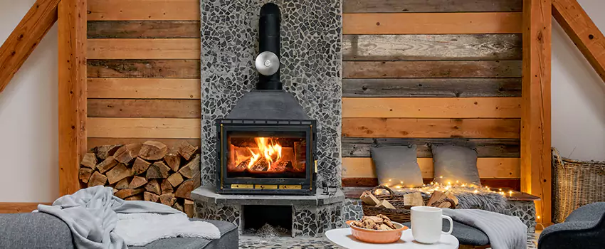 Thelin Hearth Products Direct Vent Gas Stove Fireplace Inspection in Maple Grove, Minnesota